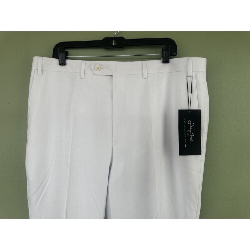 Sean John Men's Dress Suit Pants White Various Sizes NWT $135 Formal Wedding​​ - Picture 5 of 10